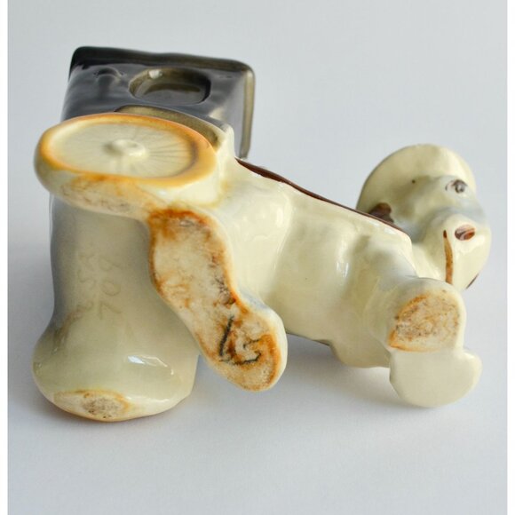 Shawnee Pottery Donkey Pulling Cart Planter Vintage #709 - Picture 8 of 9